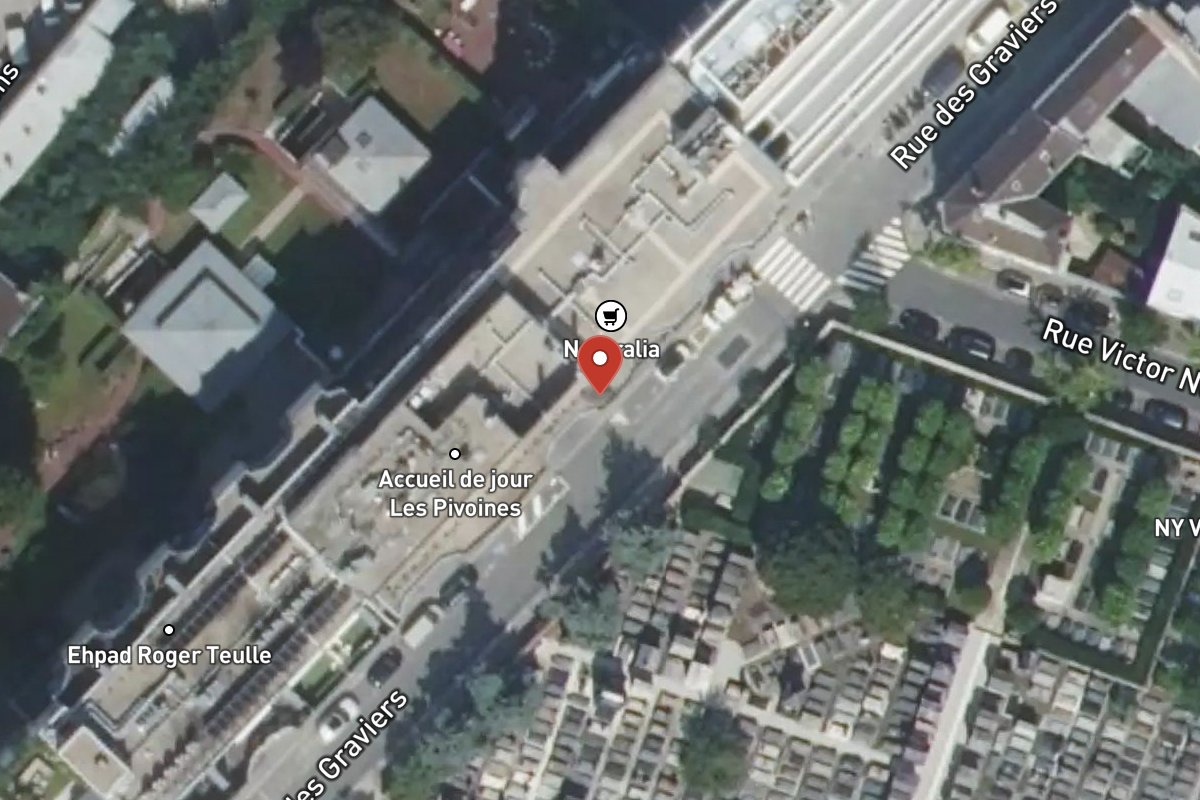 Vue satellite — 14 Rue des Graviers