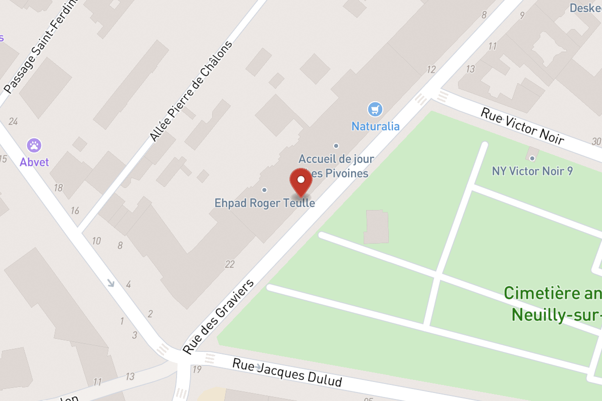 Plan de situation — 18 Rue des Graviers