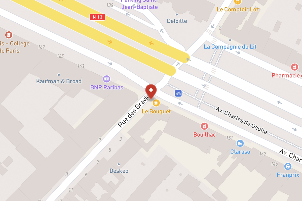 Plan de situation — 1 Rue des Graviers