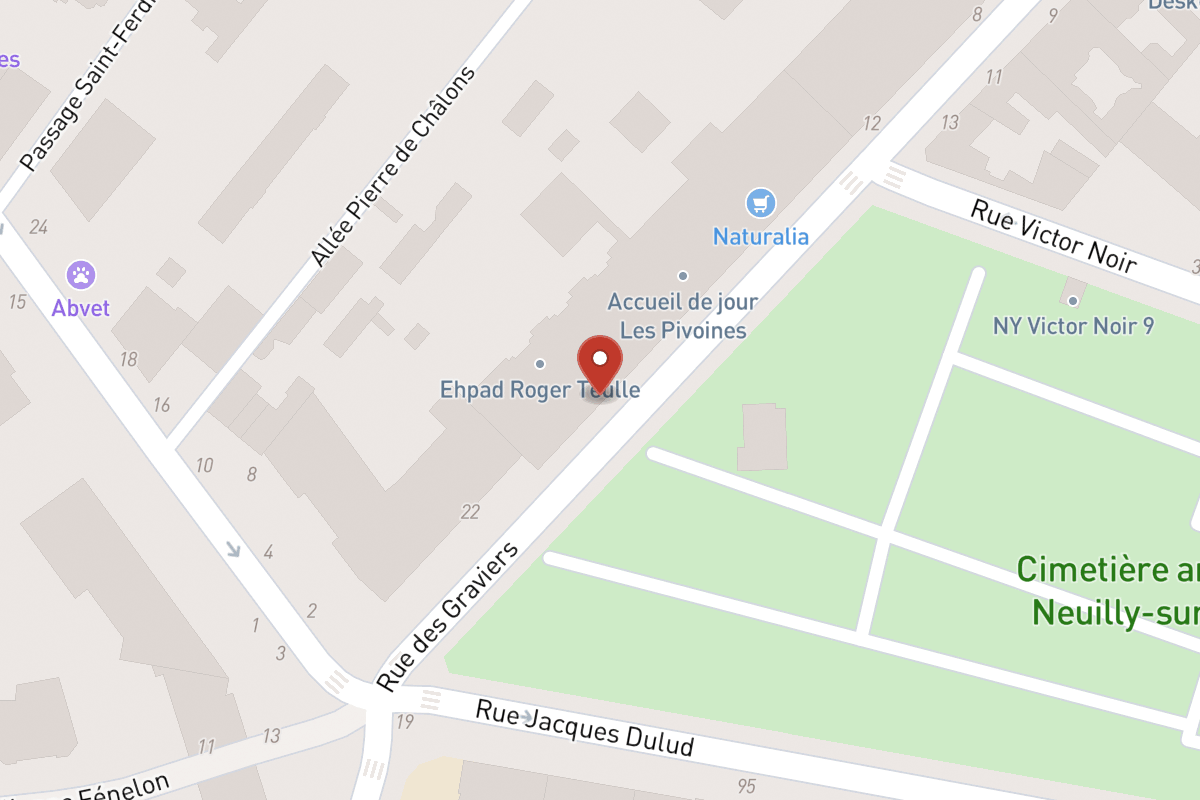 Plan de situation — 20 Rue des Graviers