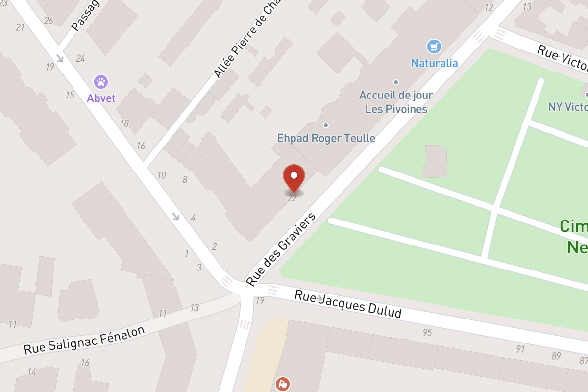 Plan de situation — 24 Rue des Graviers