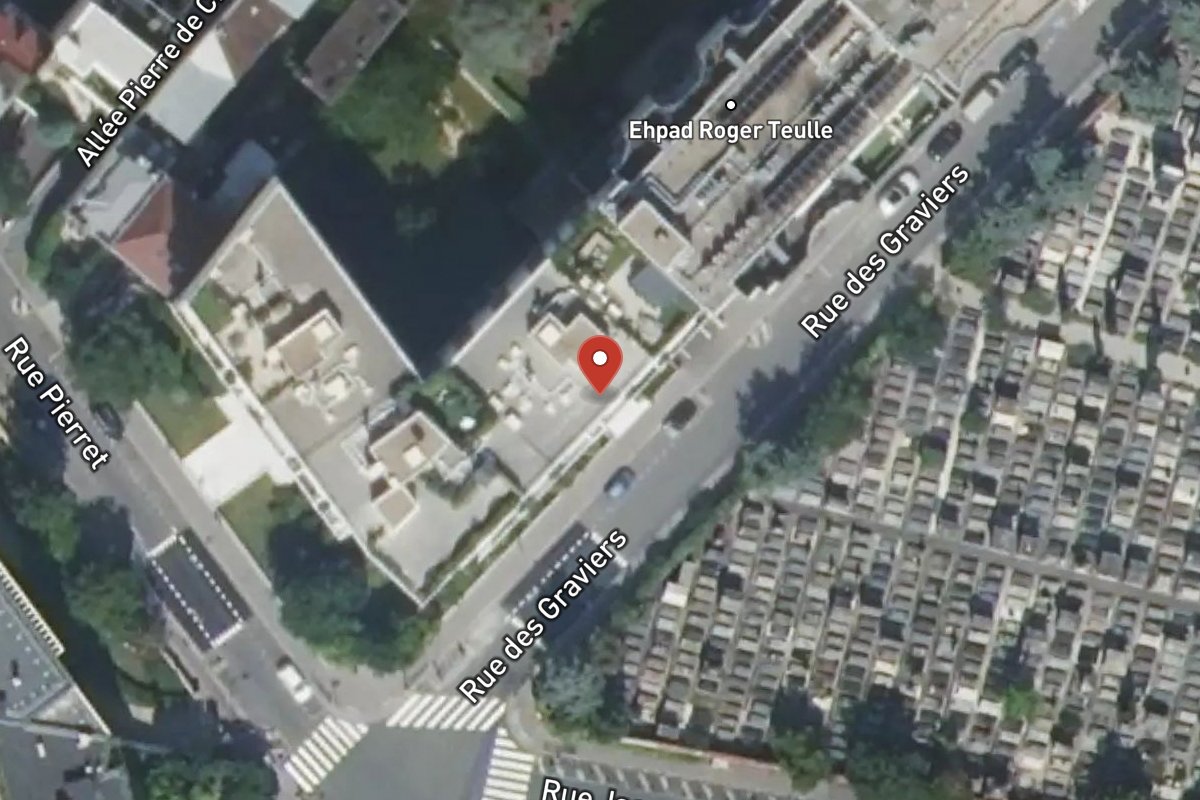Vue satellite — 24 Rue des Graviers