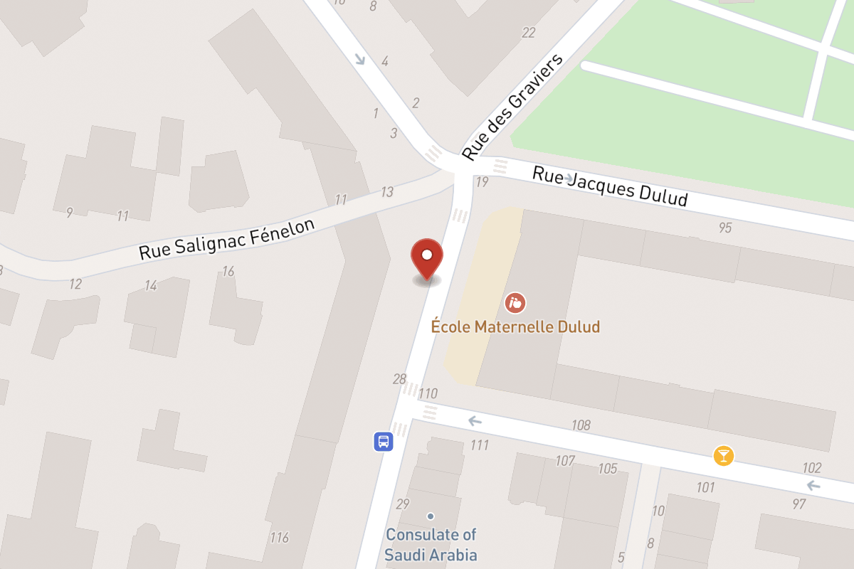 Plan de situation — 28 Rue des Graviers