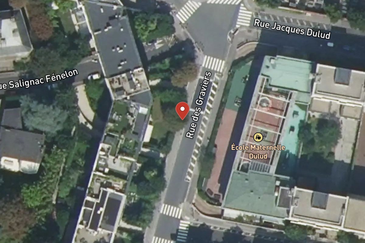 Vue satellite — 28 Rue des Graviers