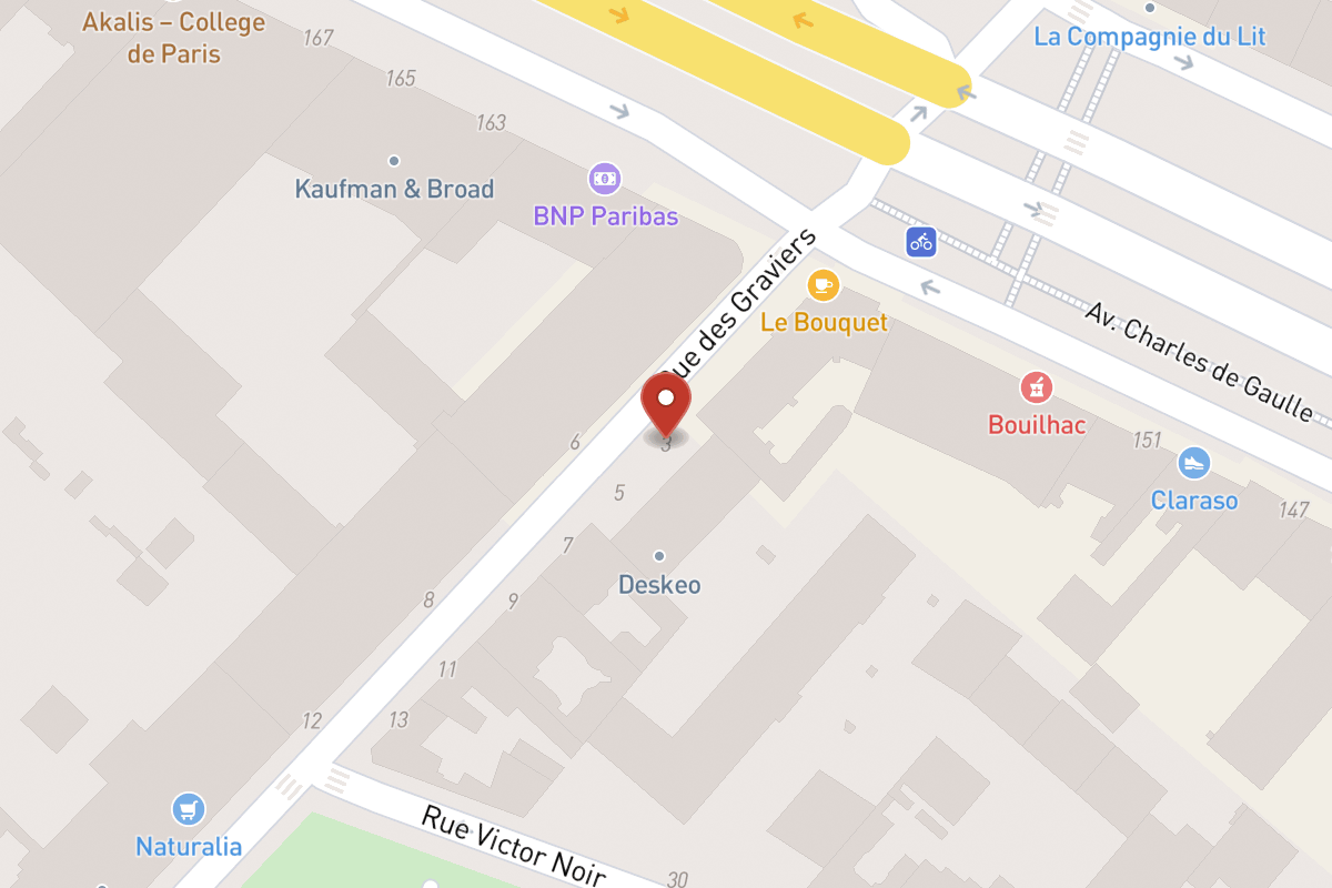 Plan de situation — 3 Rue des Graviers