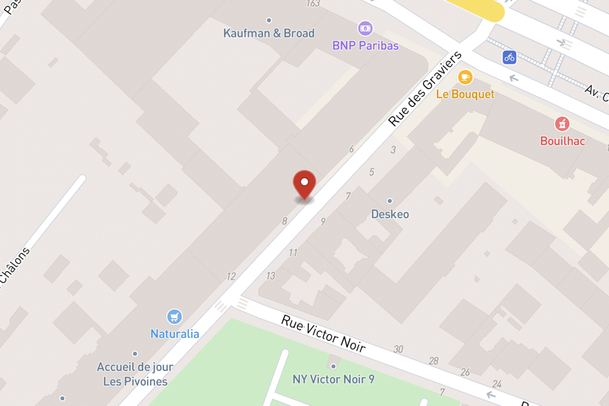 Plan de situation — 6BIS Rue des Graviers