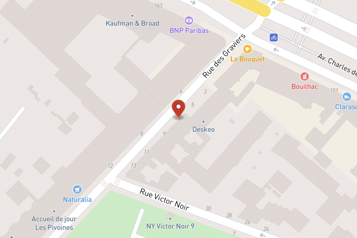 Plan de situation — 7 Rue des Graviers
