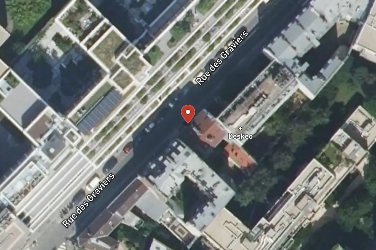 Vue satellite — 7 Rue des Graviers