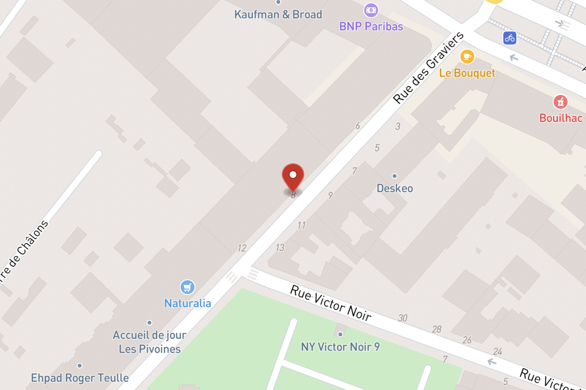 Plan de situation — 8 Rue des Graviers