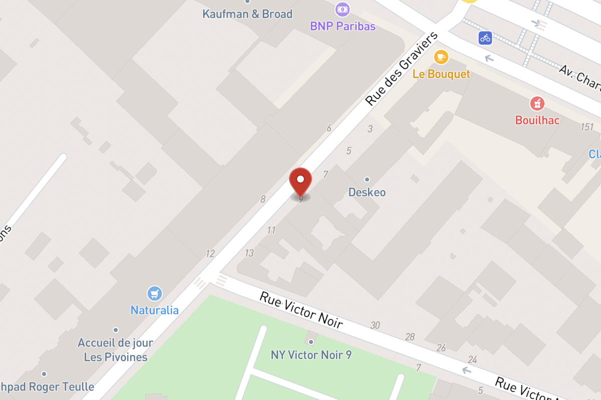 Plan de situation — 9 Rue des Graviers