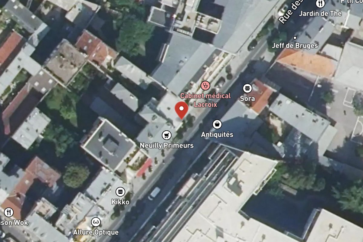 Vue satellite — 11 Rue des Huissiers