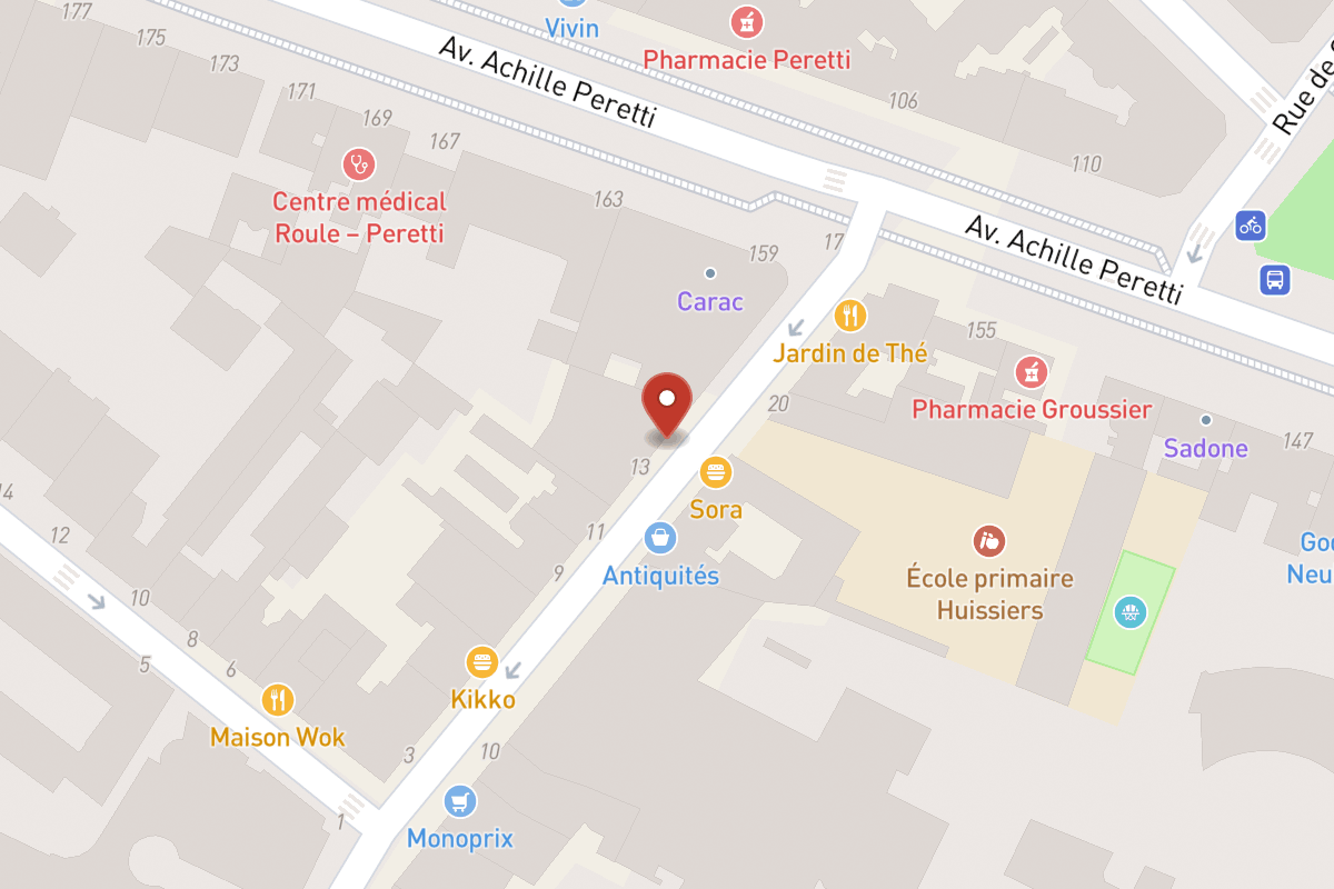 Plan de situation — 15 Rue des Huissiers
