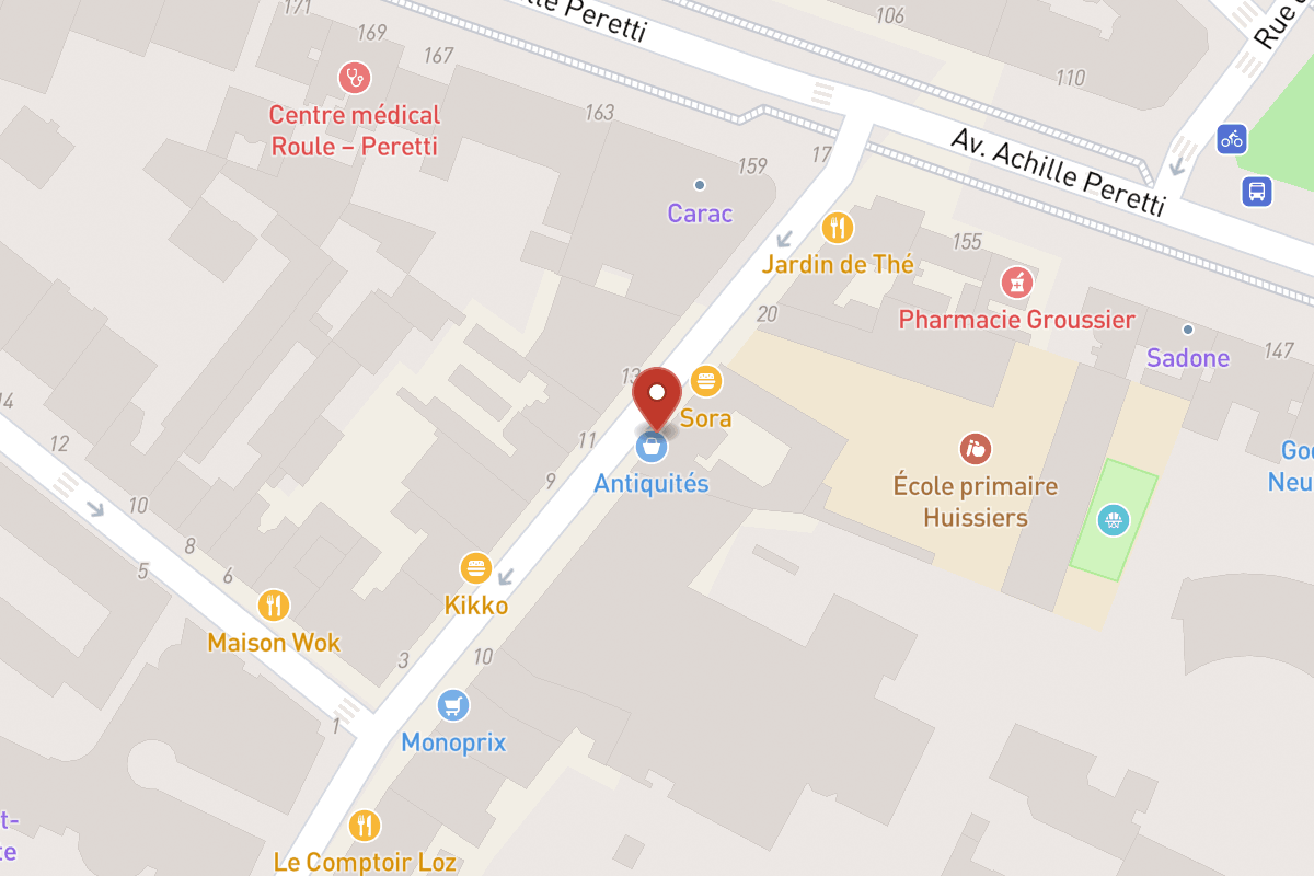 Plan de situation — 16 Rue des Huissiers