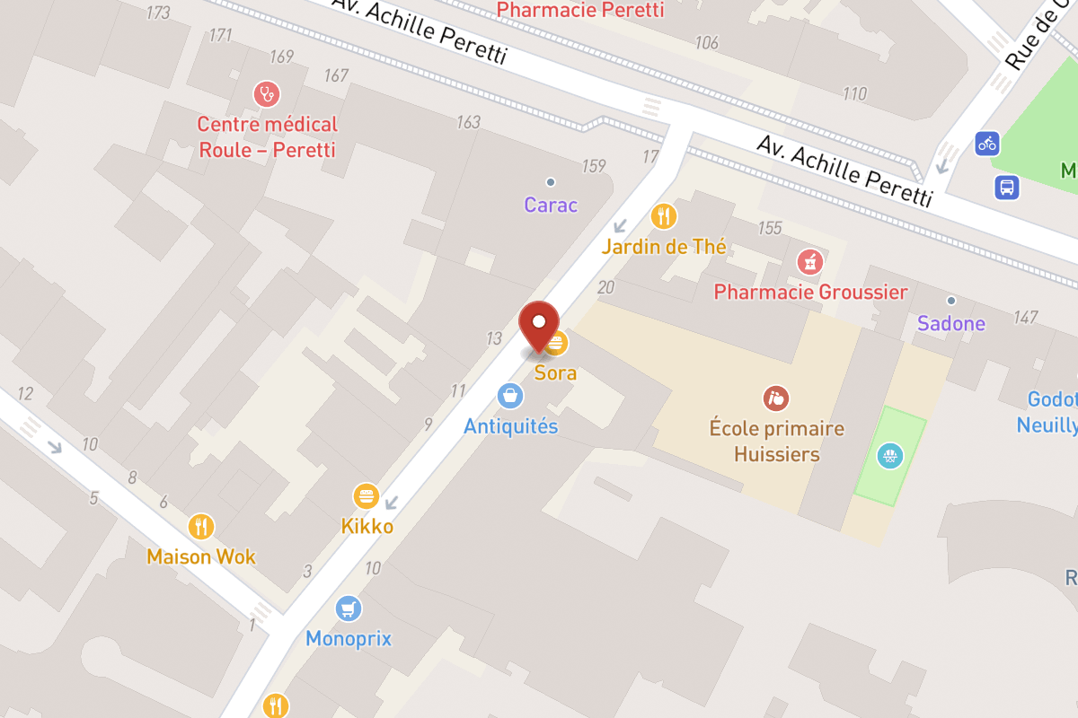 Plan de situation — 18 Rue des Huissiers