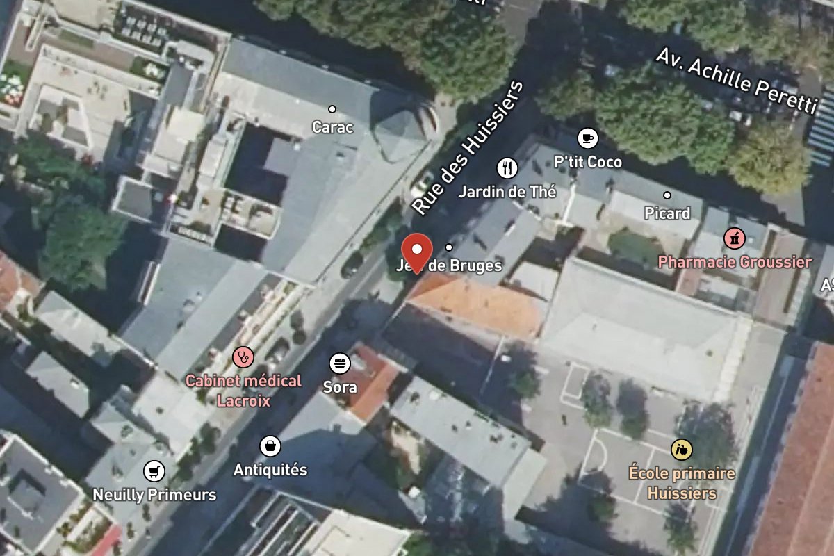 Vue satellite — 20 Rue des Huissiers