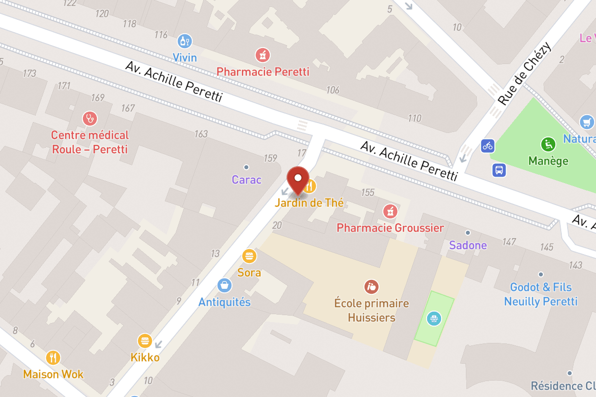 Plan de situation — 22 Rue des Huissiers