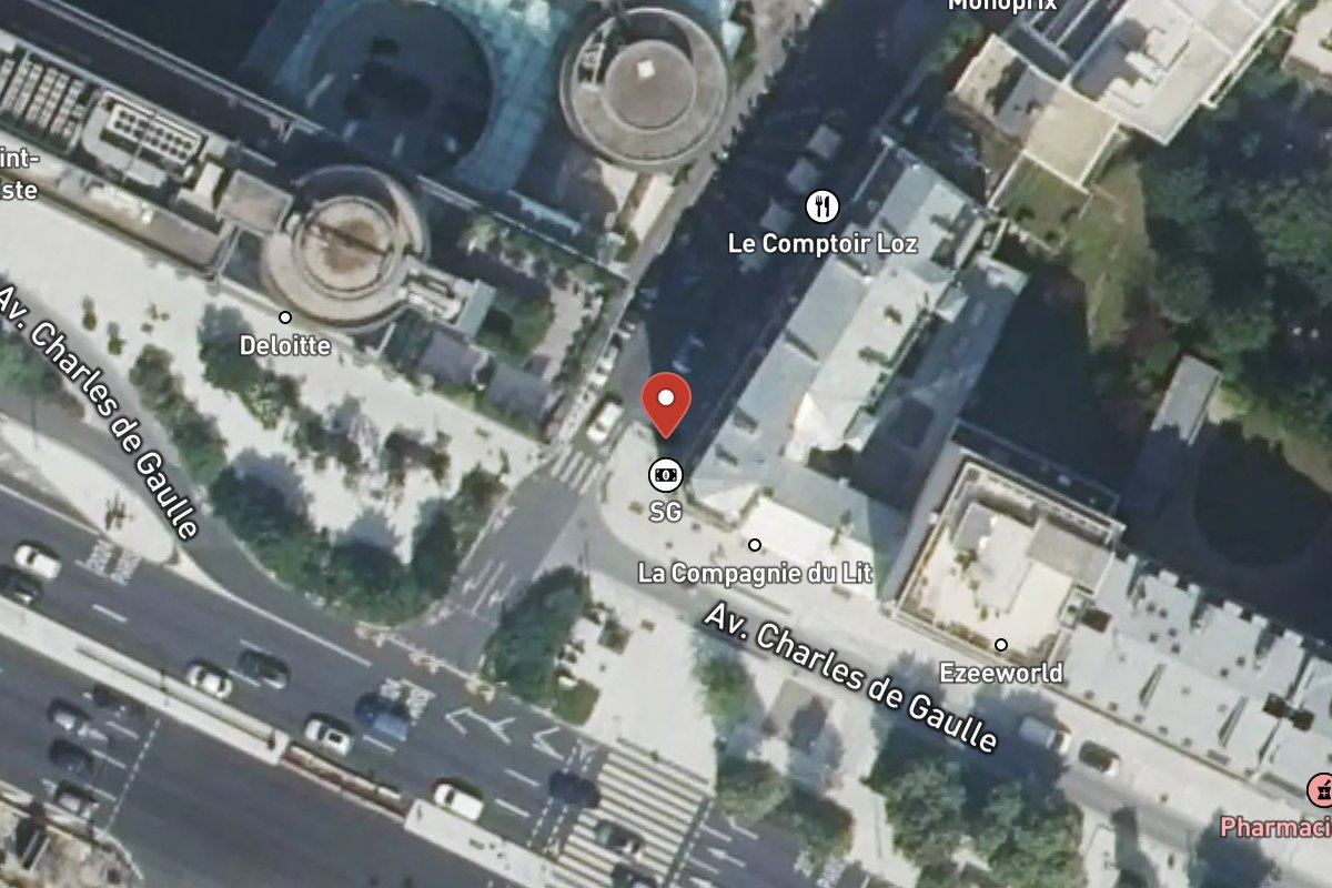 Vue satellite — 2 Rue des Huissiers