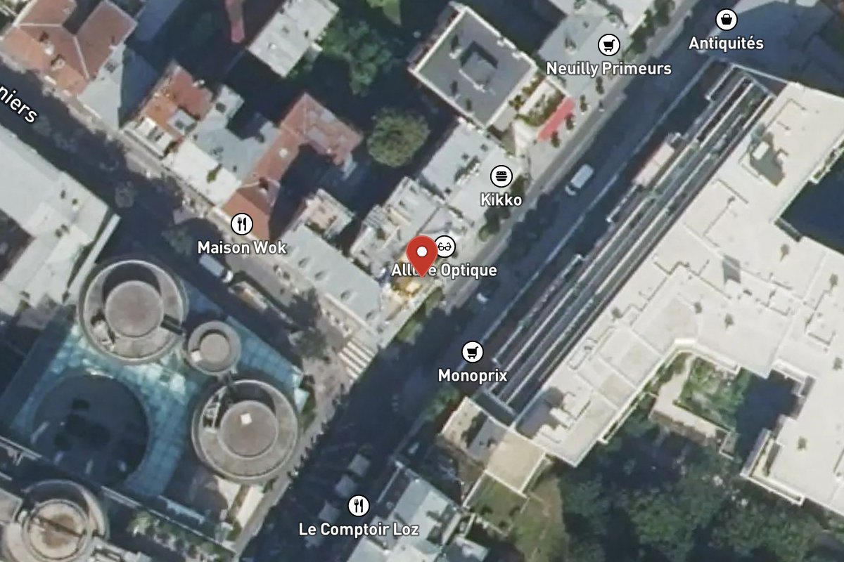 Vue satellite — 3 Rue des Huissiers