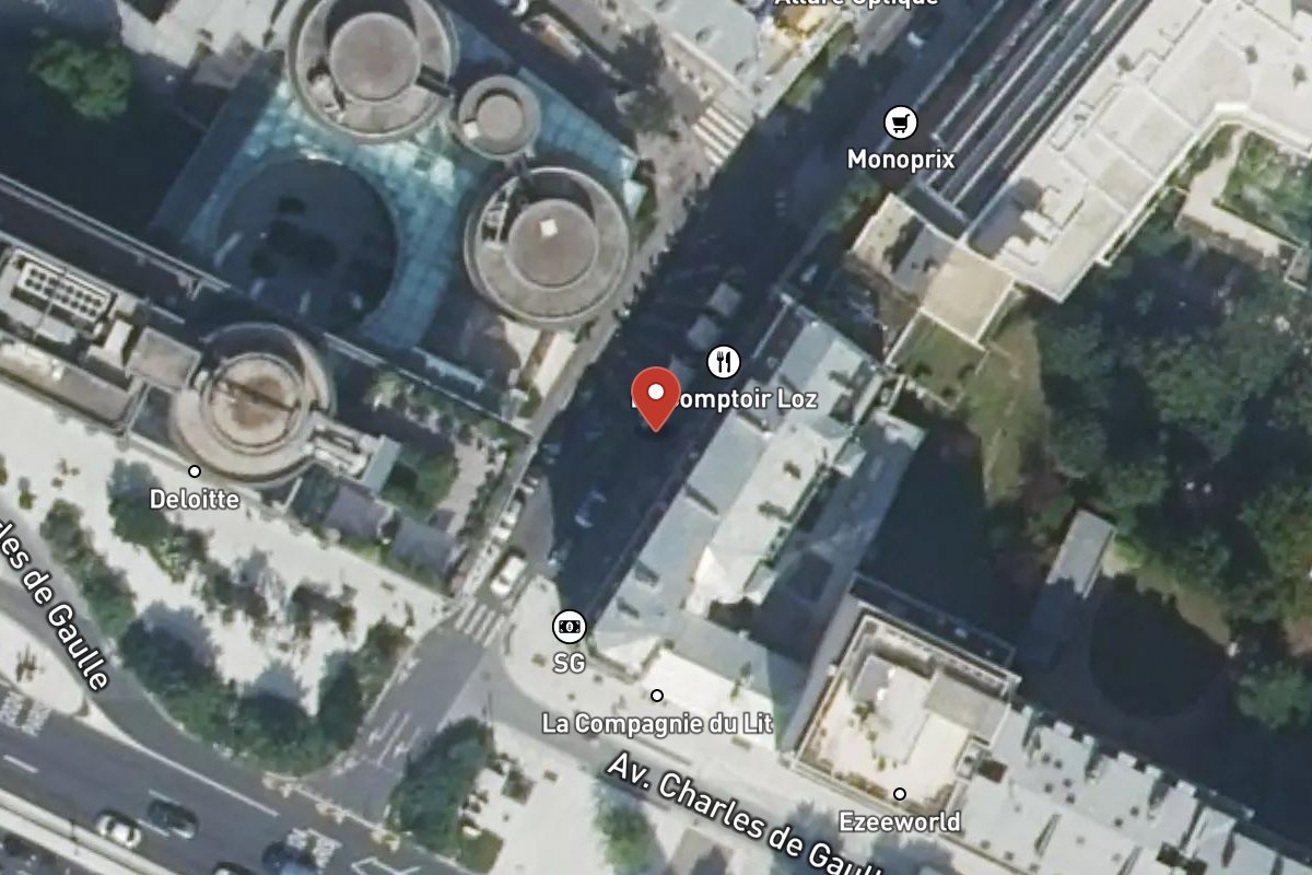 Vue satellite — 4 Rue des Huissiers