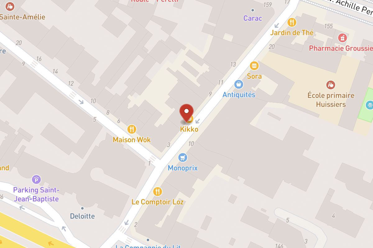 Plan de situation — 5 Rue des Huissiers