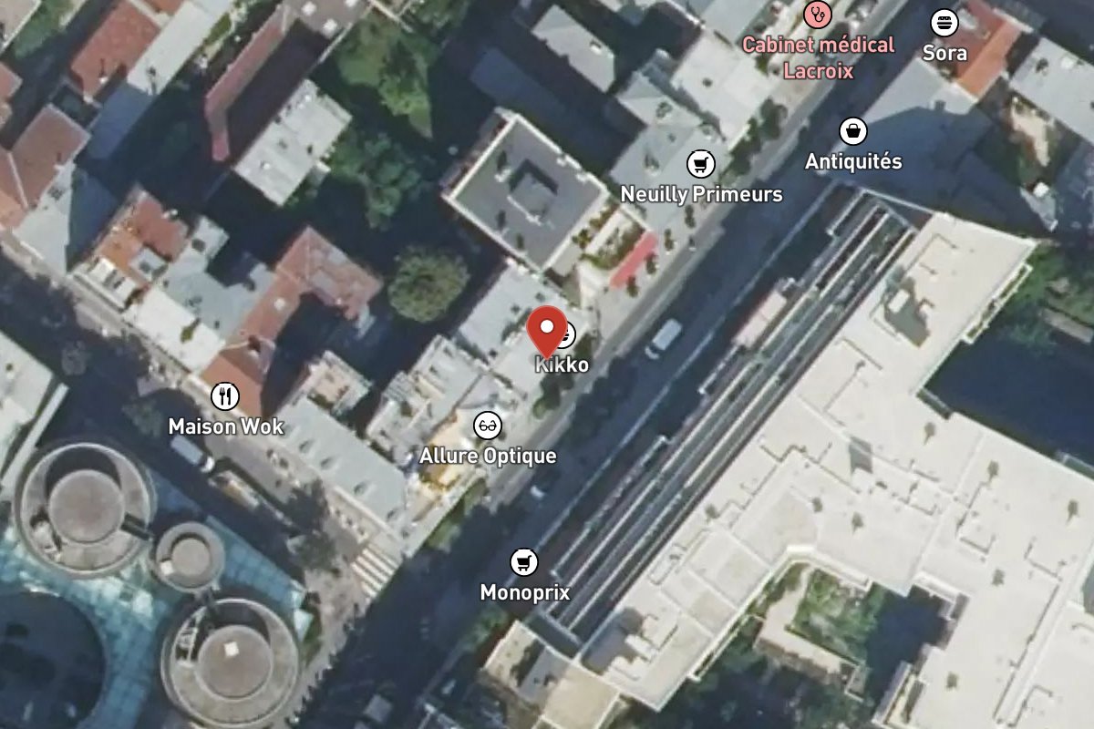 Vue satellite — 5 Rue des Huissiers