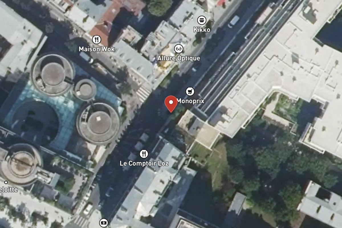 Vue satellite — 6 Rue des Huissiers
