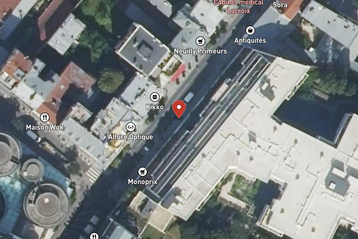 Vue satellite — 8 Rue des Huissiers