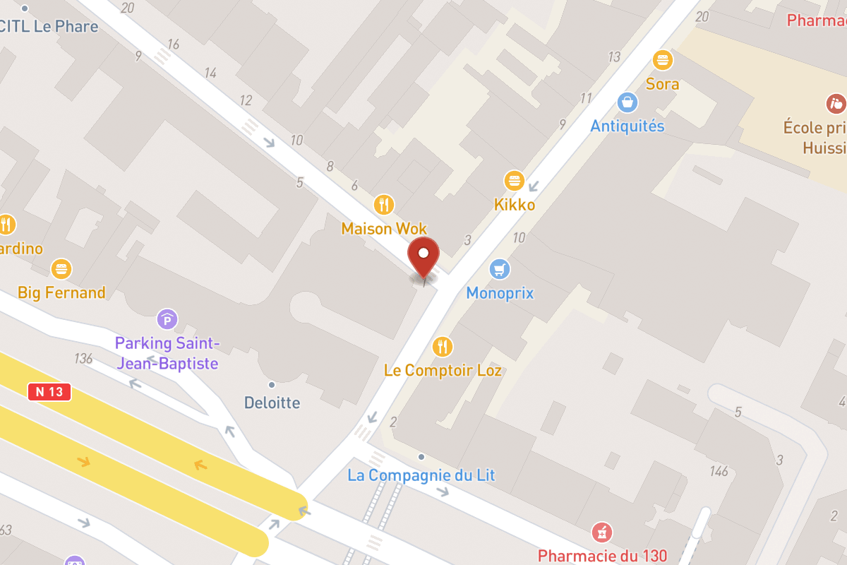 Plan de situation — 1 Rue des Poissonniers