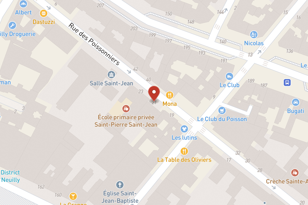Plan de situation — 21 Rue des Poissonniers