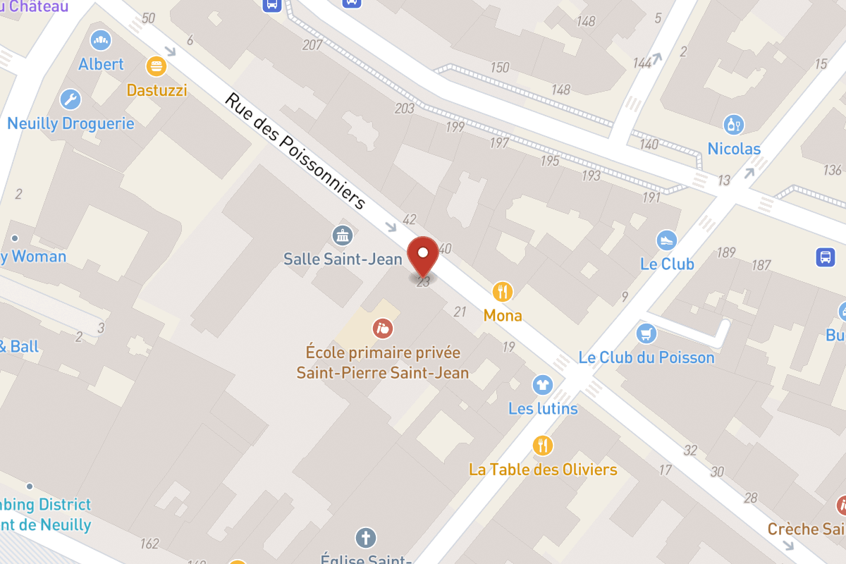 Plan de situation — 23 Rue des Poissonniers