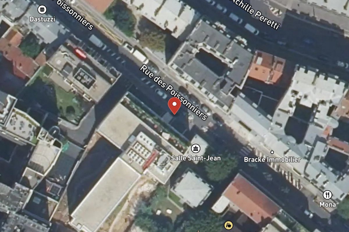 Vue satellite — 27 Rue des Poissonniers