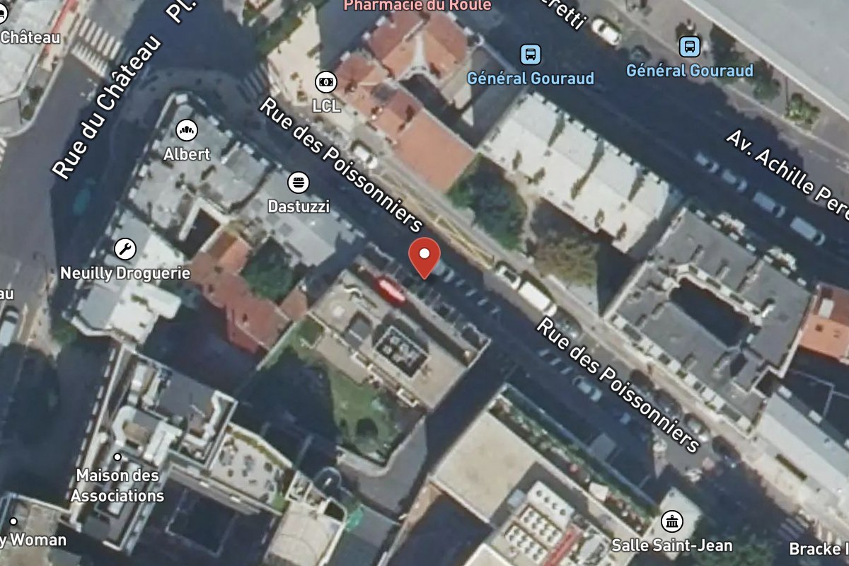 Vue satellite — 31 Rue des Poissonniers