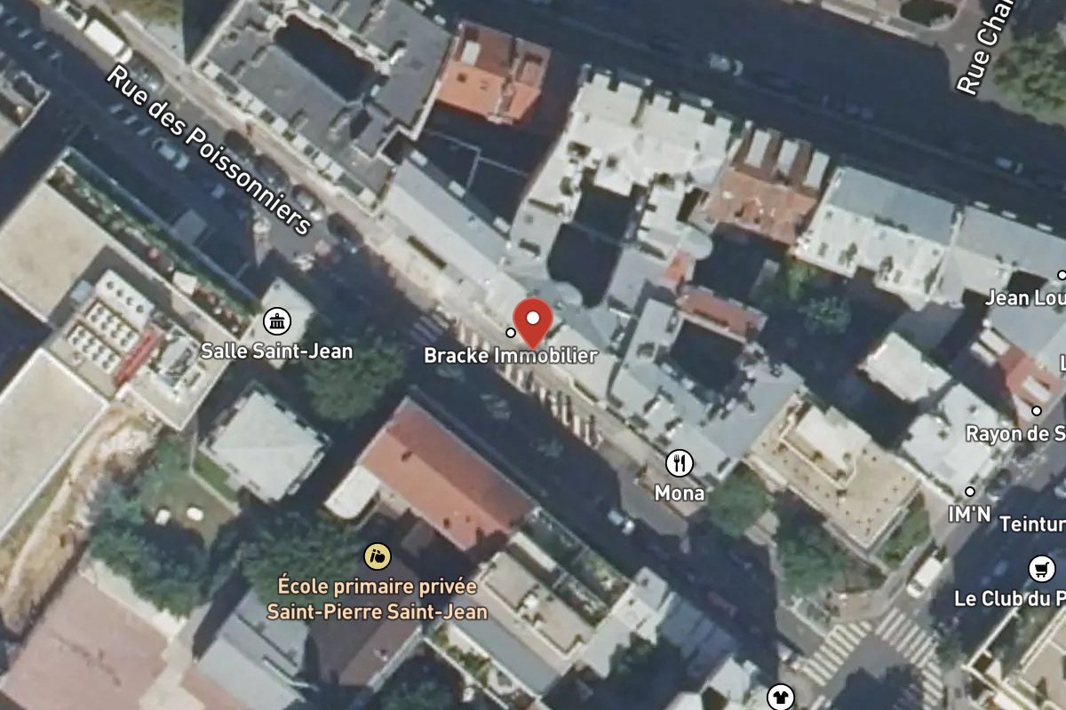 Vue satellite — 40 Rue des Poissonniers