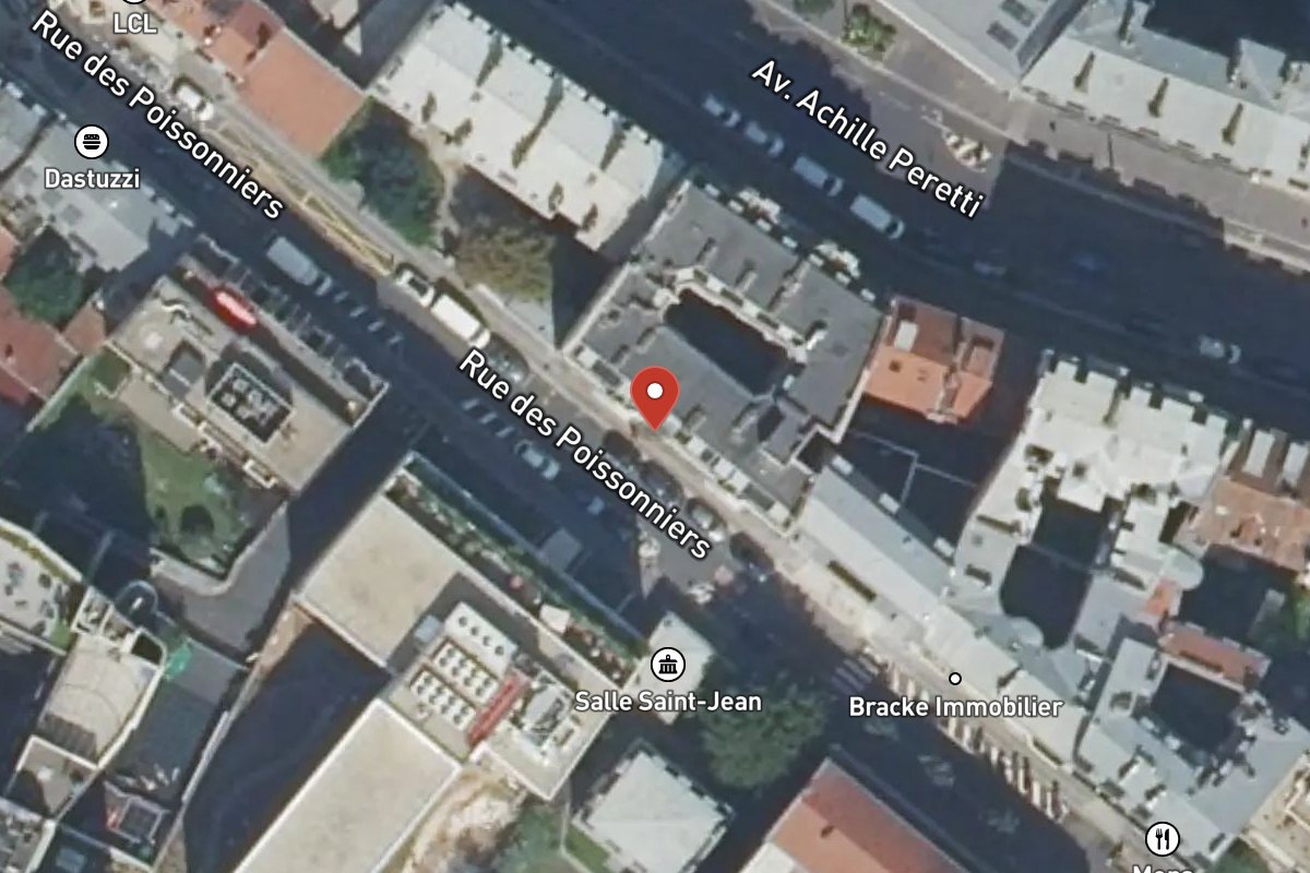 Vue satellite — 46 Rue des Poissonniers