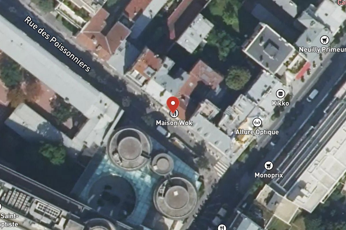 Vue satellite — 4 Rue des Poissonniers
