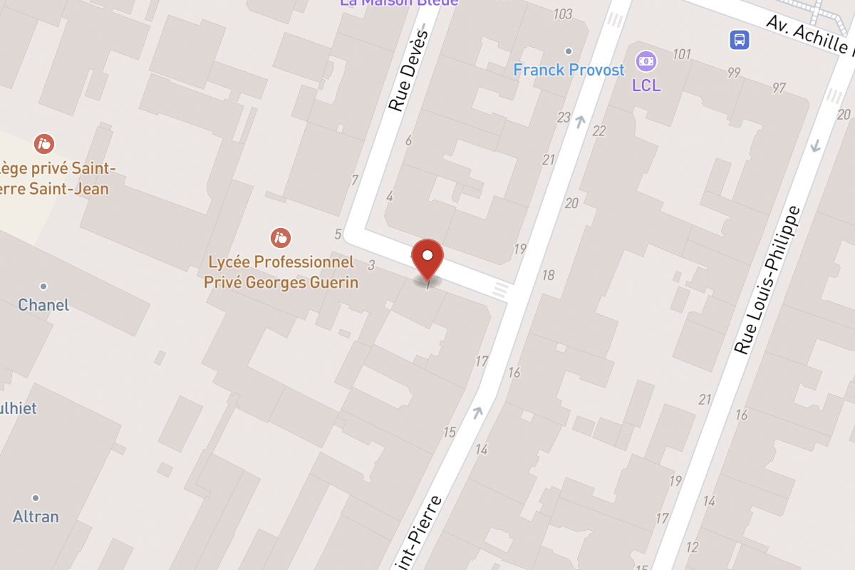 Plan de situation — 1 Rue Devès