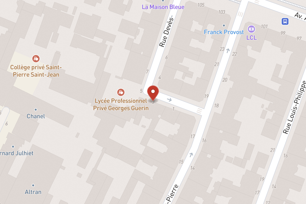 Plan de situation — 3 Rue Devès