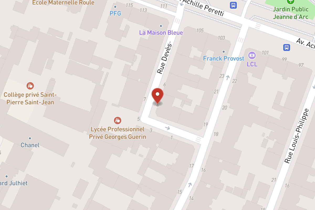 Plan de situation — 4 Rue Devès
