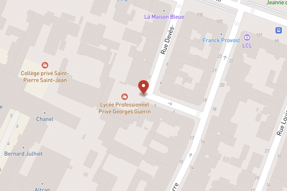 Plan de situation — 5 Rue Devès