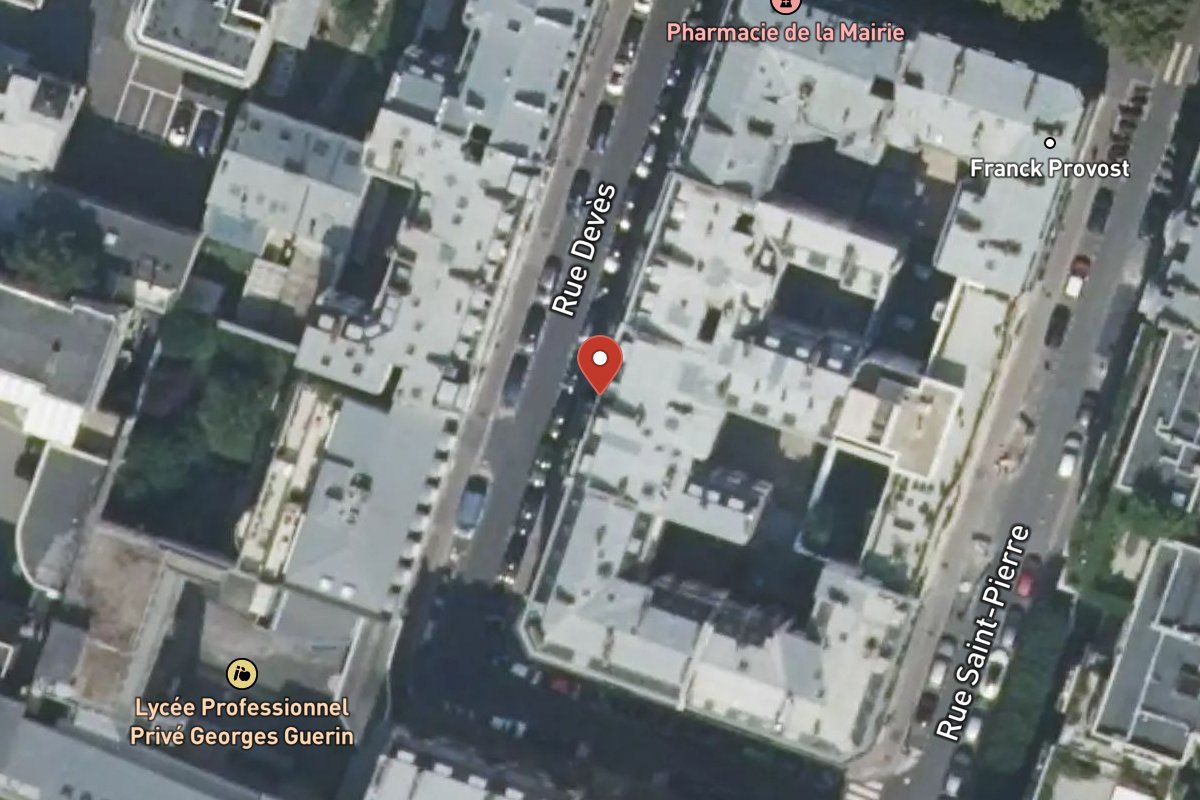 Vue satellite — 6 Rue Devès