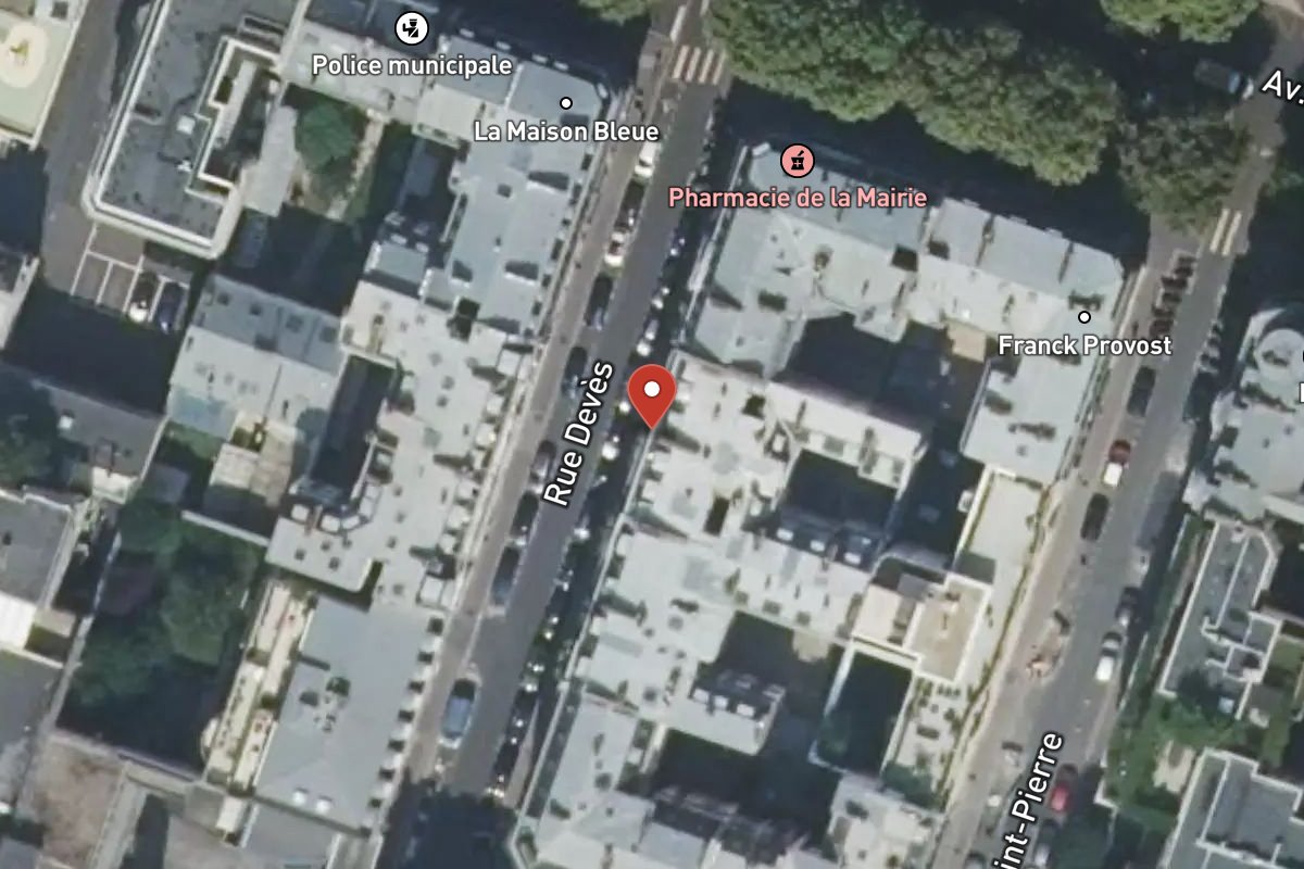 Vue satellite — 8 Rue Devès