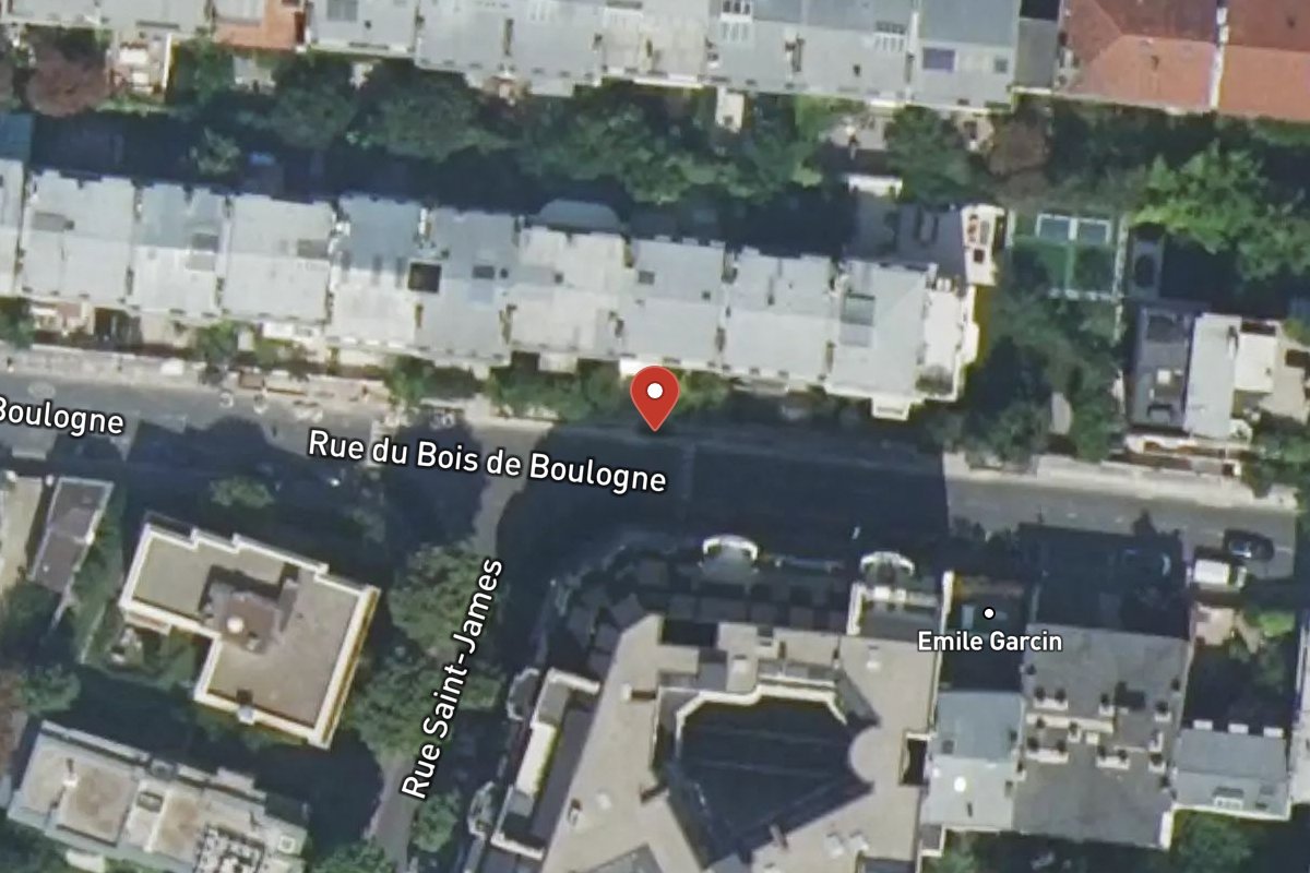 Vue satellite — 12 Rue du Bois de Boulogne
