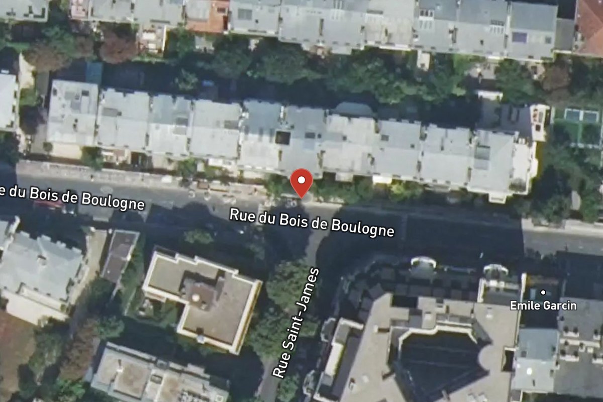 Vue satellite — 14BIS Rue du Bois de Boulogne