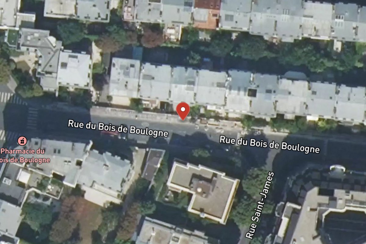 Vue satellite — 18BIS Rue du Bois de Boulogne