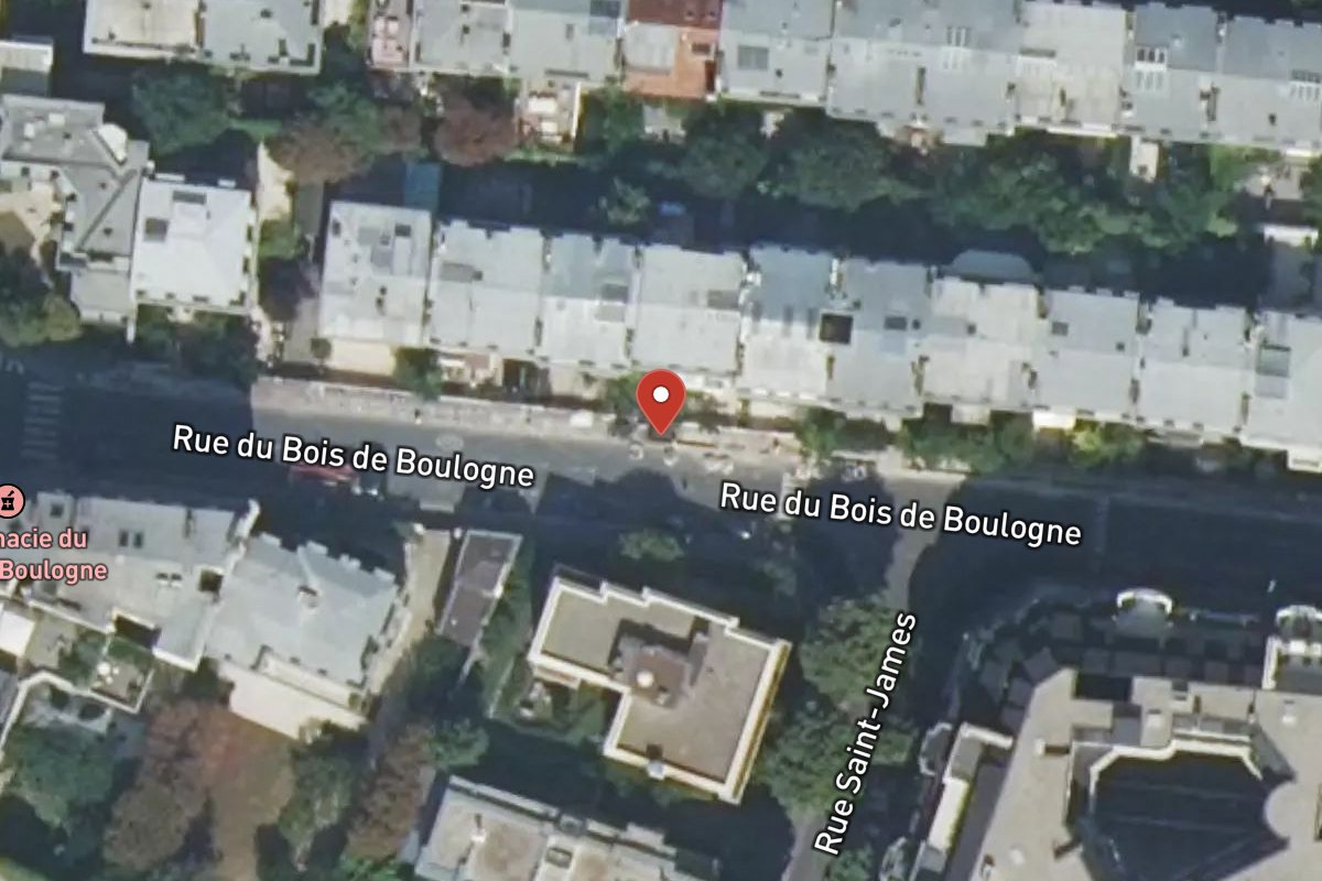 Vue satellite — 18 Rue du Bois de Boulogne