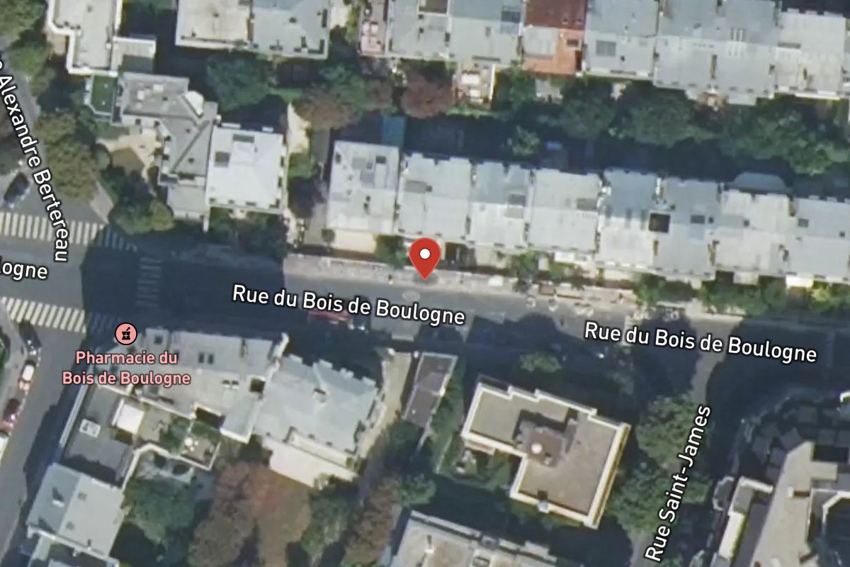Vue satellite — 20 Rue du Bois de Boulogne