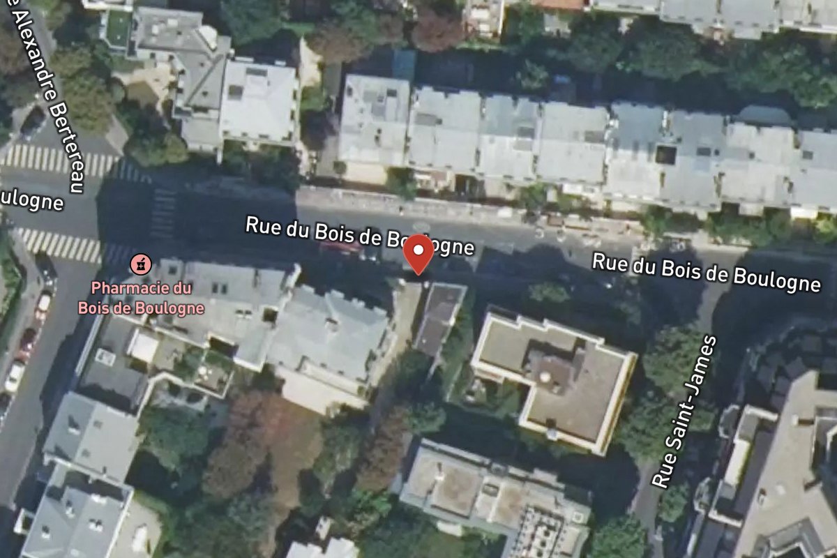 Vue satellite — 21 Rue du Bois de Boulogne