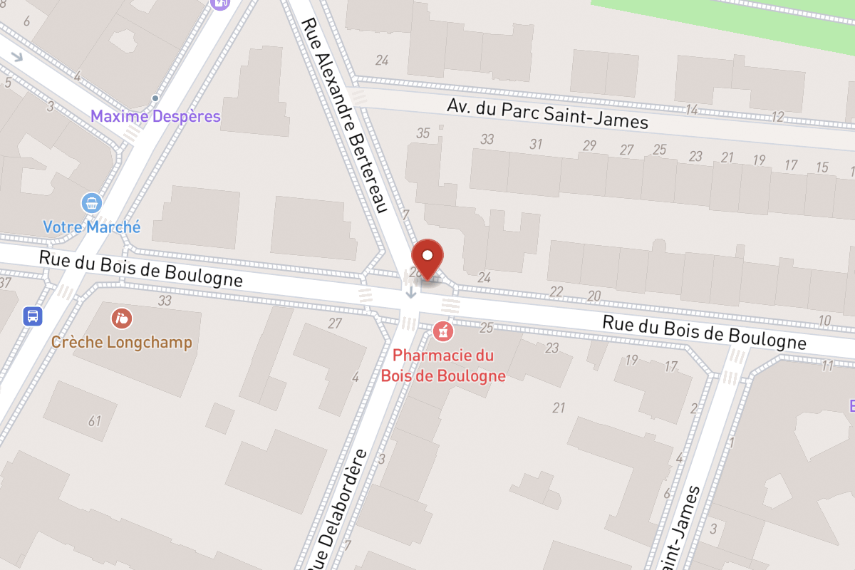 Plan de situation — 24BIS Rue du Bois de Boulogne