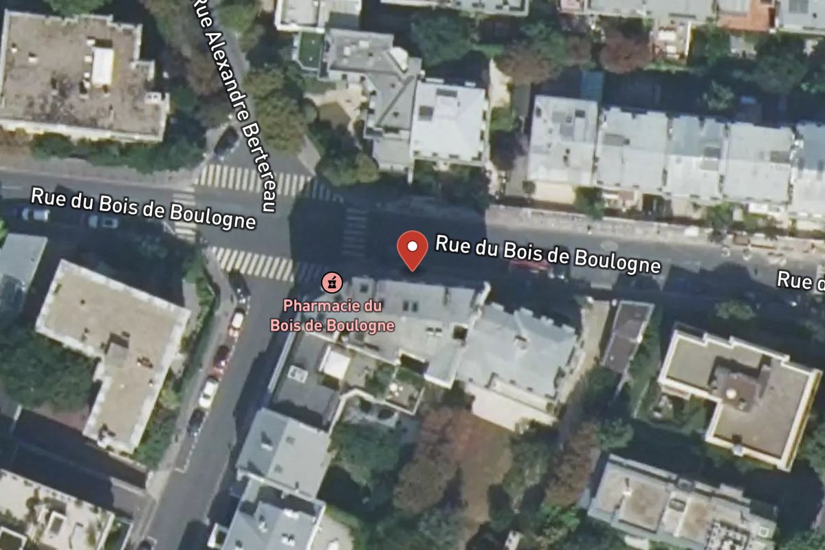 Vue satellite — 25 Rue du Bois de Boulogne