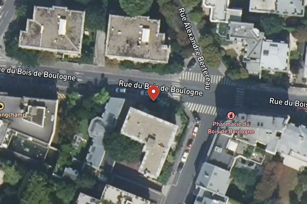 Vue satellite — 27 Rue du Bois de Boulogne